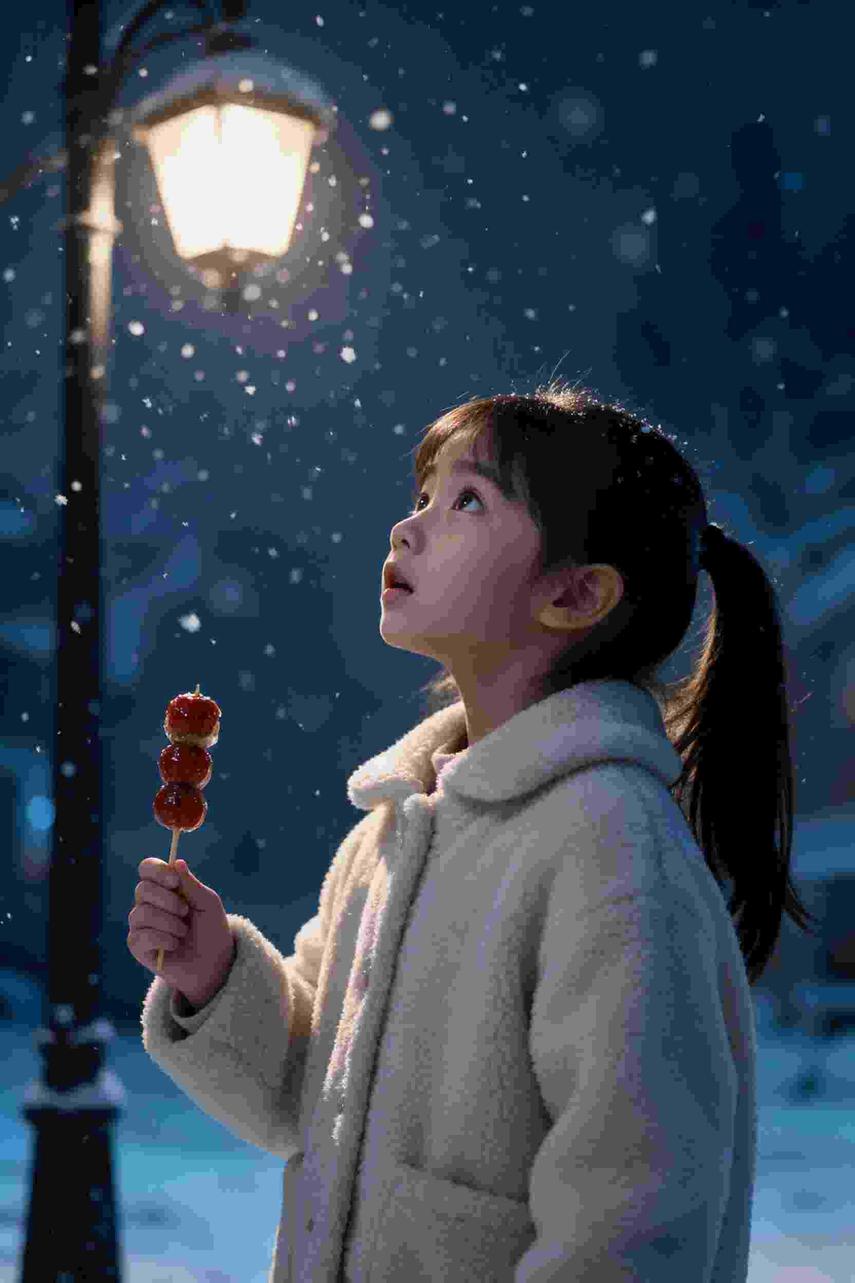 霓虹灯下